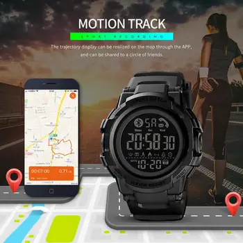 Vyriški Smart Žiūrėti Prabangos Prekės SKMEI Elektroninių Smartwatch Kalorijų Pedometer Sporto Apyrankę Miego Stebėti Smart Juosta Vyrams