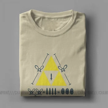 Vyrų Legend Of Zelda Nuoroda Į Matematikos T Shirts Žaidimą Medvilnės Drabužius Cool Trumpas Rankovės Tees Naują Atvykimo T-Shirts
