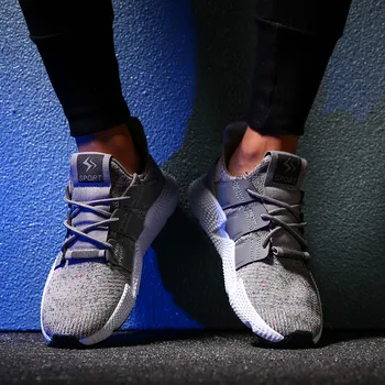 Vyrų tinklinio prekės nėriniai-up butas batai lauko bėgimo bateliai mokymo treneris batai Lengvi vyriški laisvalaikio bateliai Feminino Zapatos