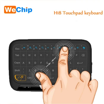 Wechip Mini H18 Belaidė Klaviatūra 2.4 G Nešiojamas Klaviatūra Su Touchpad Pele 