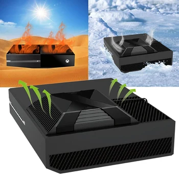 Xbox Vienas tarpinis aušintuvas Prietaiso Temperatūros Žemyn USB Aušintuvas Įrašą Apie Aušinimo Ventiliatorius(Juoda)