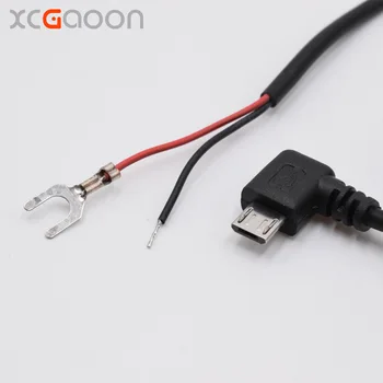 XCGaoon 10 gabalas Automobilinis Įkroviklis DC Konverteris Modulis 12V 24V Į 5V 2A su mikro USB Kabelis tinka Radaro Detektorius DVR Kamera, Ilgis 3.5 m
