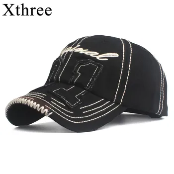 Xthree Medvilnės Vasaros Beisbolo Kepurė Vyrams Snapback Skrybėlę Siuvinėjimo 01 Kaulų Bžūp Gorras Atsitiktinis Casquette Vyrų Beisbolo Kepurę