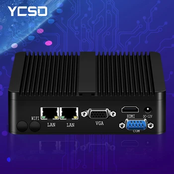 YCSD Ventiliatoriaus Mini Pc Intel Celeron j1900 Laimėti 