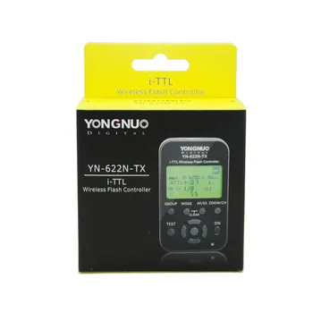 Yongnuo YN-622N-TX YN622N-TX YN 622N TX i-TTL LCD belaidis blykstės valdiklis wireless flash trigger siųstuvas-imtuvas, Skirtas 