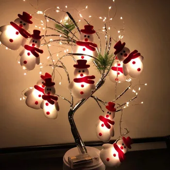 Yra 1,65 m 10LED sniego LED žibintai, Kalėdų papuošalų, namų styginių šviesos kalėdos Kalėdų 2020 girliandą ornamentu navidad natal