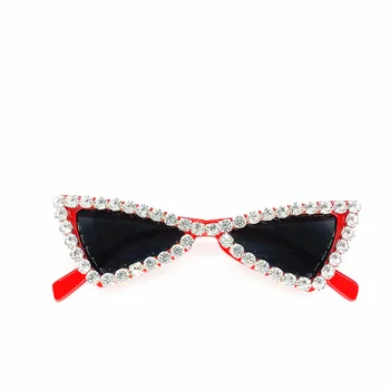 ZAOLIHU Moteriški akiniai nuo saulės lankas formos prabangos diamond rankų darbo akiniai nuo saulės Europos ir Amerikos retro nišą kelionės UV400