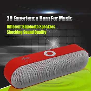 ZK30 Naujas NBY-18 Mini Nešiojamą Bevielį Bluetooth Garsiakalbių Garso Sistema, 3D Stereo Muzikos Surround 
