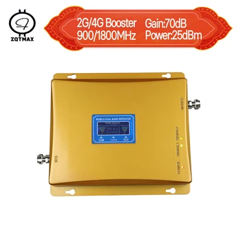 ZQTMAX 2G, 4G Mobiliojo ryšio Signalo Stiprintuvas GSM, DCS Kartotuvas 900 1800 Dual Band korinio ryšio tinklo Signalo Stiprintuvas