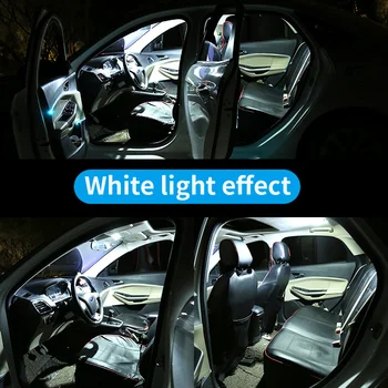 ZXCXZ 14Pcs Canbus Ne Klaida LED Lempos, Automobilių Lemputės Interjero Paketą Rinkinys 2008-2013 BMW 1 Serijos E82 E87 E88 Žemėlapis Dome bagažo skyriaus Duris P