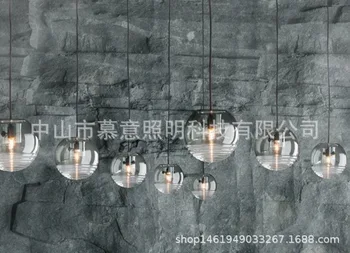 šiaurės blizgesio pendente pramonės lempos geležies miegamojo kambarį šviestuvas