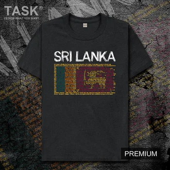 Šri Lanka Lankos LKA t shirt mens naujas Viršūnes, t-marškinėliai trumpomis rankovėmis drabužius palaidinukė šalies nacionalinės komandos marškinėlius sporto medvilnės