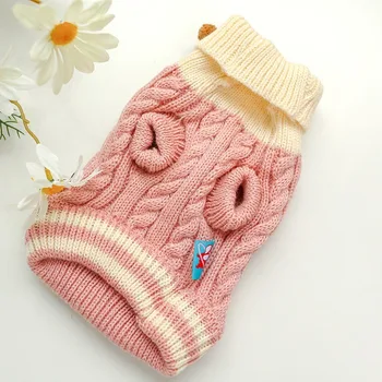 Šunų drabužius žiemos drabužių naminių reikmenys drabužiai Kačių Pavasarį ir Rudenį mažylis naują mygtuką megztinis