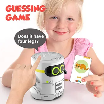 Švietimo Robotas Žaislas Šokių Dainuoti Kortų Žaidimas Liesti jutiklis, Diktofonas Interaktyvus Vaikų Mokymosi Partneris Protingas Robotas Dovanos Mergaitė