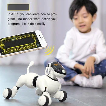 Žaislas Šuo 1803 Balso ir App Kontroliuojama Roboto AI Šuo 