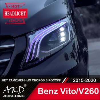 Žibintas Automobilių Benz VITO 2013-2019 Žibintai, Rūko Žibintai, Dieniniai Žibintai DRL H7 LED Bi Xenon Lemputės, Automobilių Reikmenys