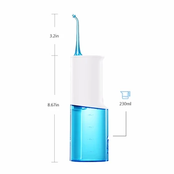 Žodžiu, irrigator Burnos priežiūros Nešiojami dantų siūlas USB įkraunamas dantų siūlas IPX7 valymas dantų irrigator dantų valymas 5
