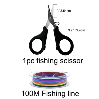 Žvejybos Ritės Strypas Combo su Pilna Žvejybos Reikmenų Rinkinys Teleskopinis anglies pluošto meškerykotis su Linija Kablys spręsti