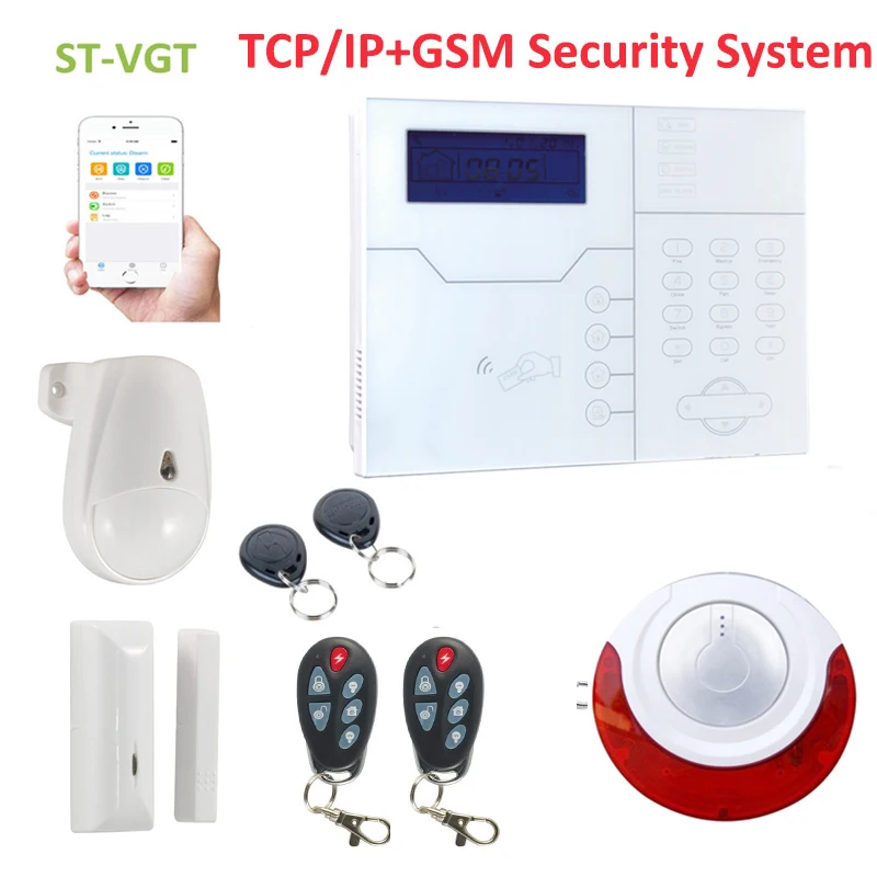 Focus/Tike Securite ST-VGT Namas Signalizacijos DNB-IP Signalizacijos, GSM Apsaugos Sistemos Stabilios Kokybės APP Kontrolės Vidaus Sirena Signalizacijos