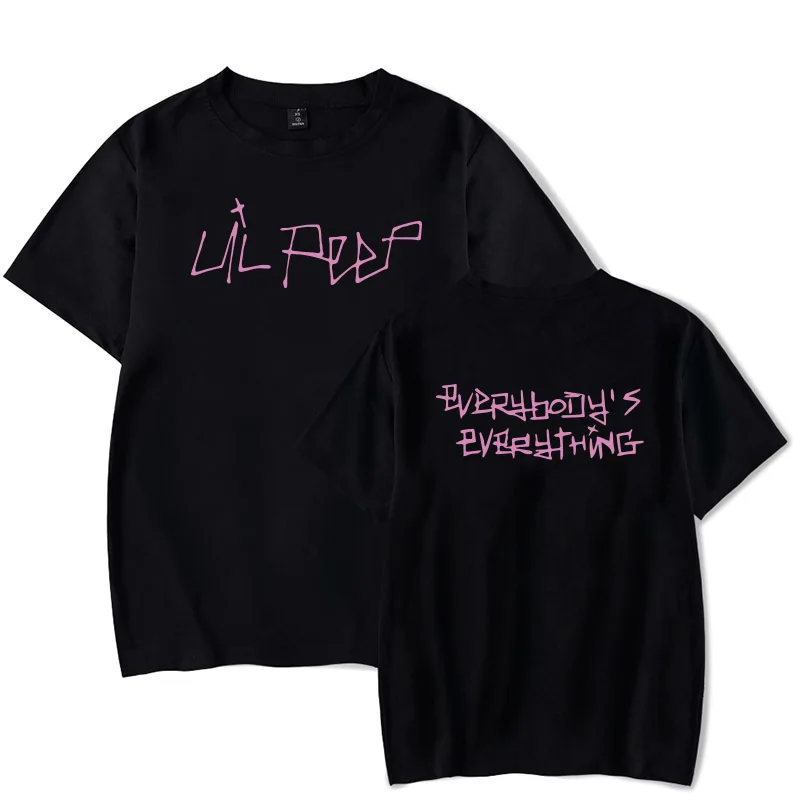 Lil Peep Marškinėliai Albumą Visiems Viskas Marškinėlius Reperis Hiphop Minkštas Patogus Premium Medvilnės Camisetas