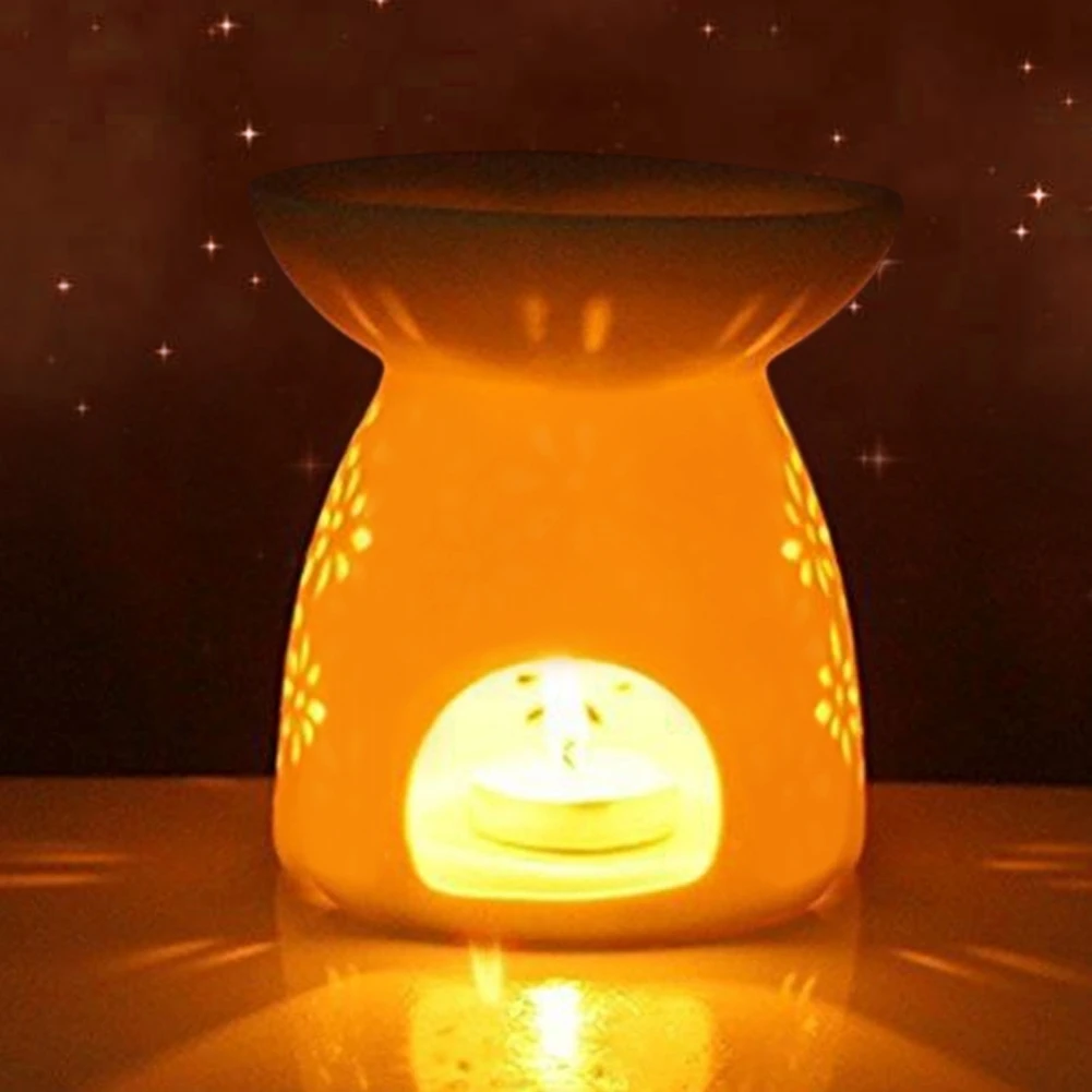 Naktį Kvepalų Lempos Keramikos Esmė Naftos Degiklis Žvakių, Smilkalų Kvapų Viryklė Darbalaukio Aromaterapija Viryklė