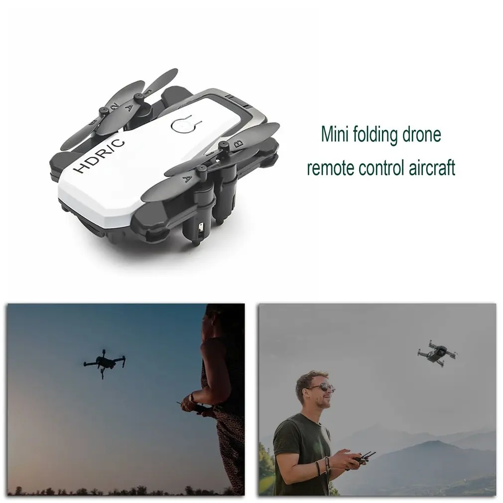 Mini Drone su 4k vaizdo Kamera HD Sulankstomas Tranai Vienas Pagrindinių Grįžti FPV Quadcopter Sekite Mane RC Sraigtasparnis quadrocopter vaiko Žaislas