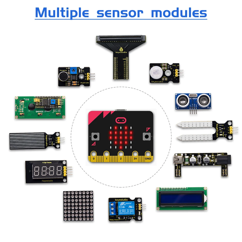 Keyestudio Microbit Pagrindinio Starter Kit 