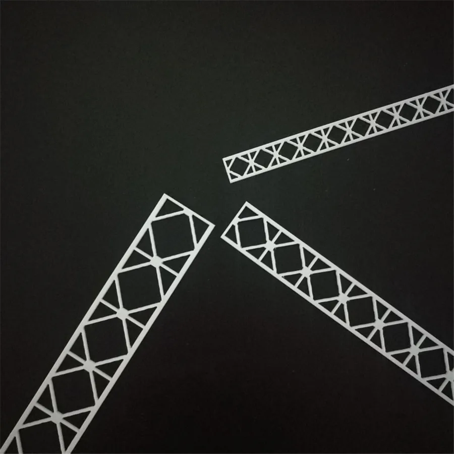8pcs/daug HO N 64 Masto Smėlio Lentelė Scena Tiltas Plieno Sijos Santvaros Tvora Modelis Medžiagos Traukinio Išdėstymas
