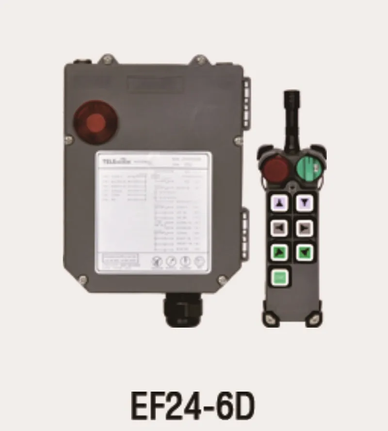 Nuotolinio valdymo UTING sprogimų EF24-6D pramonės Belaidžio Nuotolinio Valdymo Valdiklis Krano 1transmitter ir 1receiver