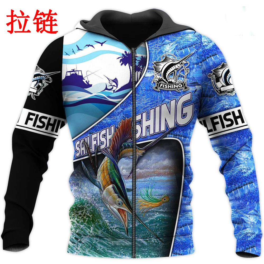 Buriažuvė Žvejybos 3D Atspausdintas Mens hoodies Harajuku Streetwear Hoodie Unisex Atsitiktinis Megztinis Rudenį Striukę, sportinius kostiumus ir kostiumus bėgiojimui KJ0129