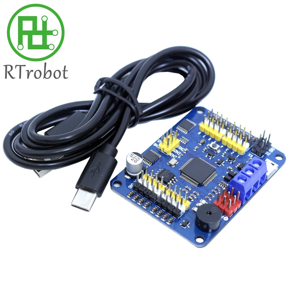 16 Kanalų Robotas Servo Kontrolės Valdyba Servo Variklio Valdikliu PS-2 Belaidžiai Valdymo USB/UART Ryšio Mod