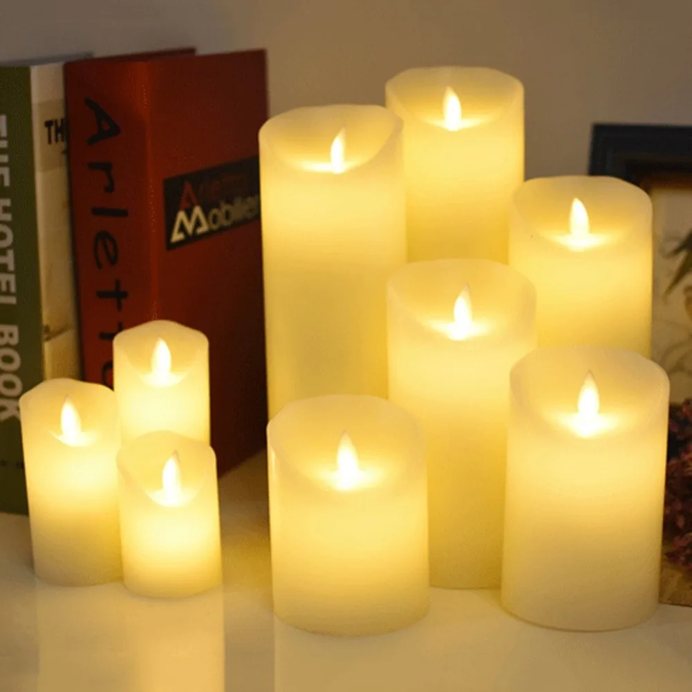 Led Žvakė Pateikė Parafinas,Kalėdų Flameless Led Vaško Žvakė, Lempa, Dekoratyvinis,Namo Kambaryje/Vestuvių Papuošimas Led Žvakės