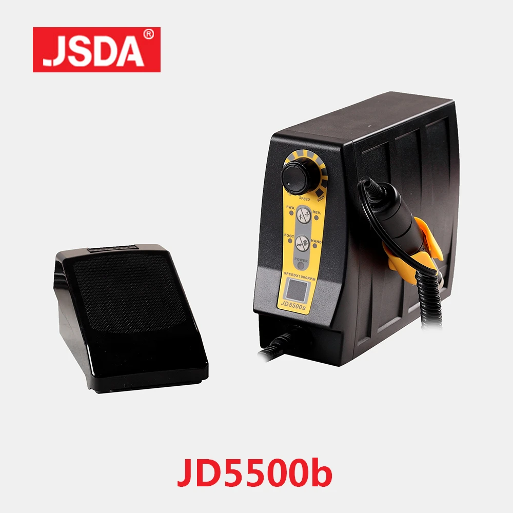 Originali JSDA JD5500B Micro Tikslumo Elektrinis Malūnėlis Nagų Gręžimo Manikiūro Pedikiūro Aparatas Nails Art Įrangą su LED Ekranas