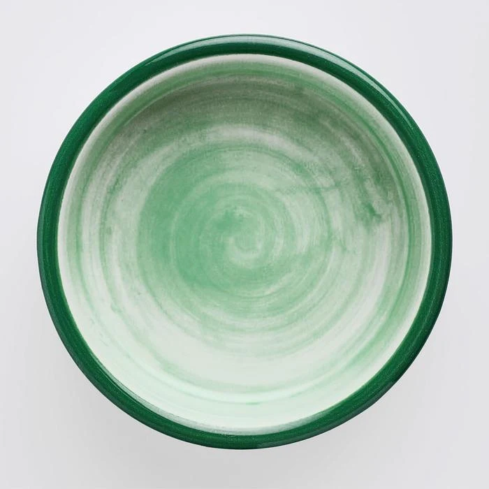 Keramikos dubenėlį, graužikai, dviejų spalvų su morkomis, 80 ml, 8.8x8.8x3 cm, žalia-balta 3933106 prekes gyvūnams
