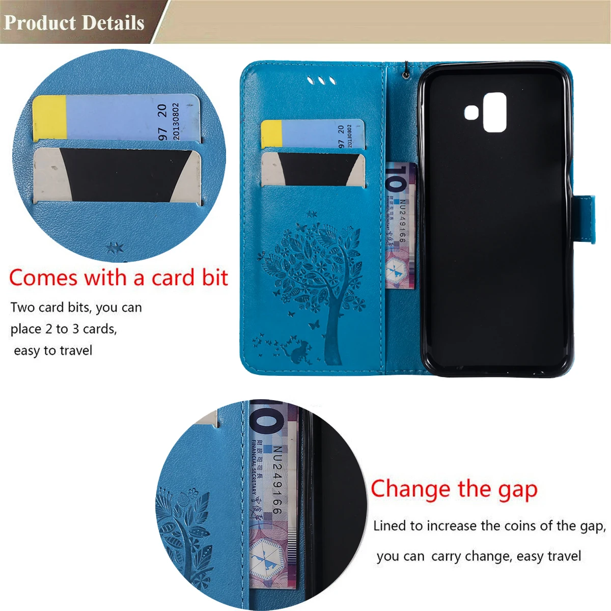 Prabanga Flip Case For Samsung Galaxy A20E A10 A30 A40 A50 A60 A70 A80 A51 A71 A6 A7 A8 A9 2018 Odos Piniginės Magnetinis Dangtelis Knyga