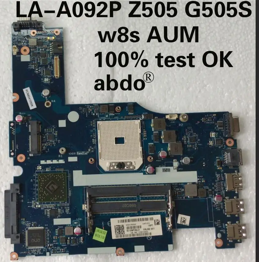 Lenovo G505S Nešiojamas Plokštė 90003237 VALGC_GD LA-A092P DDR3 naujas punktas