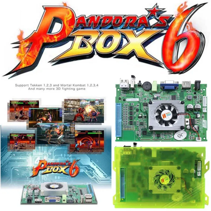 Pandora Box 6 1300 1 Pandora ' s Box Konsolė Plokštė Šeimos Versiją, palaikymo 3d žaidimas gali pridėti 3000 žaidimai FBA MAME PS1 žaidimas