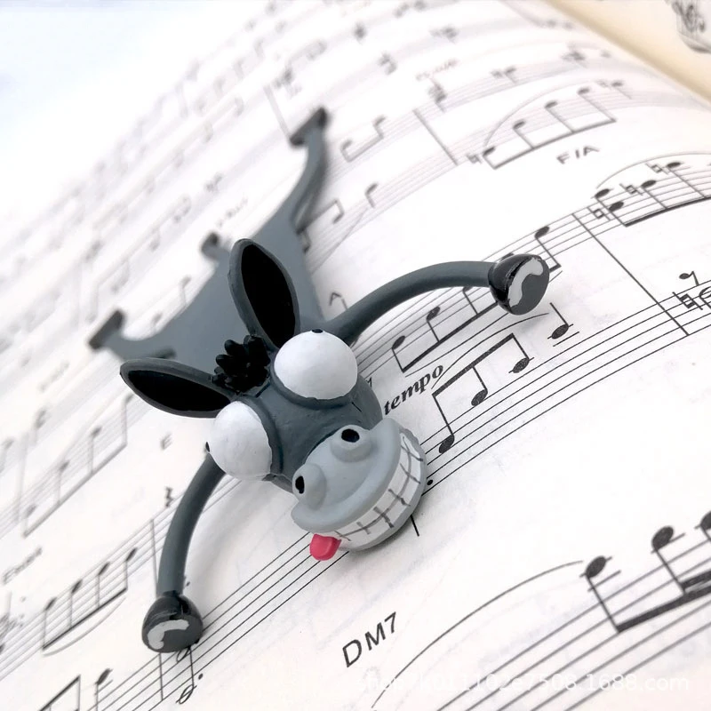 Creative 3D Animaciją, Gražių Gyvūnų Žymą Cute Kačių PVC Žymos Juokinga Studentas Vaikų Mokykla Kanceliarinės prekės Vaikams Dovanų