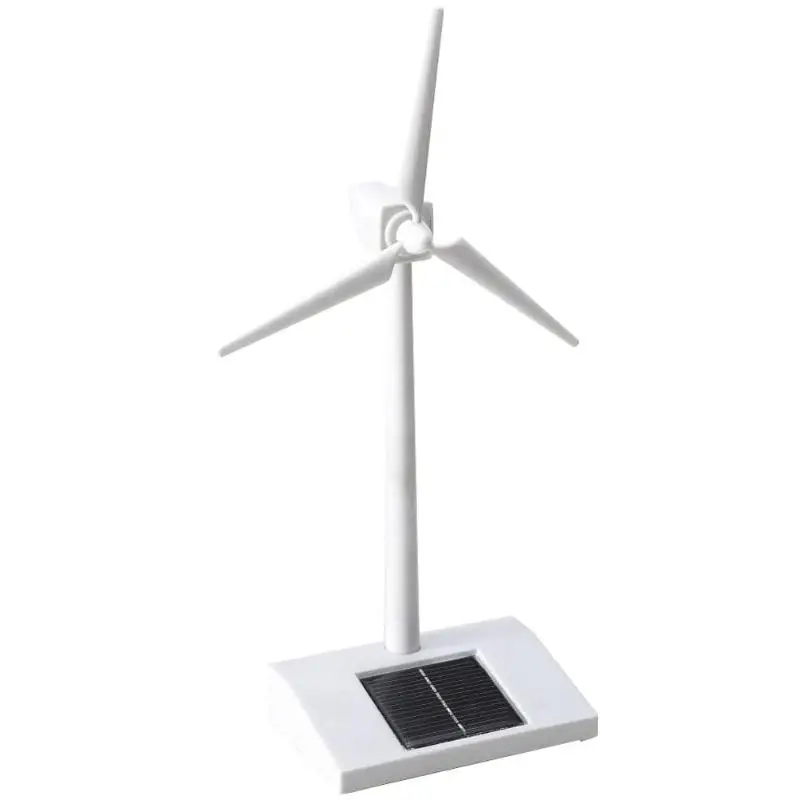Saulės energija Varomas 3D vėjo malūnas Surinkto Modelio Švietimo Įdomus Vaikams, Žaislų, Dovanų Vėjo Turbinų Balta Vaikams, Vaikų Žaislai