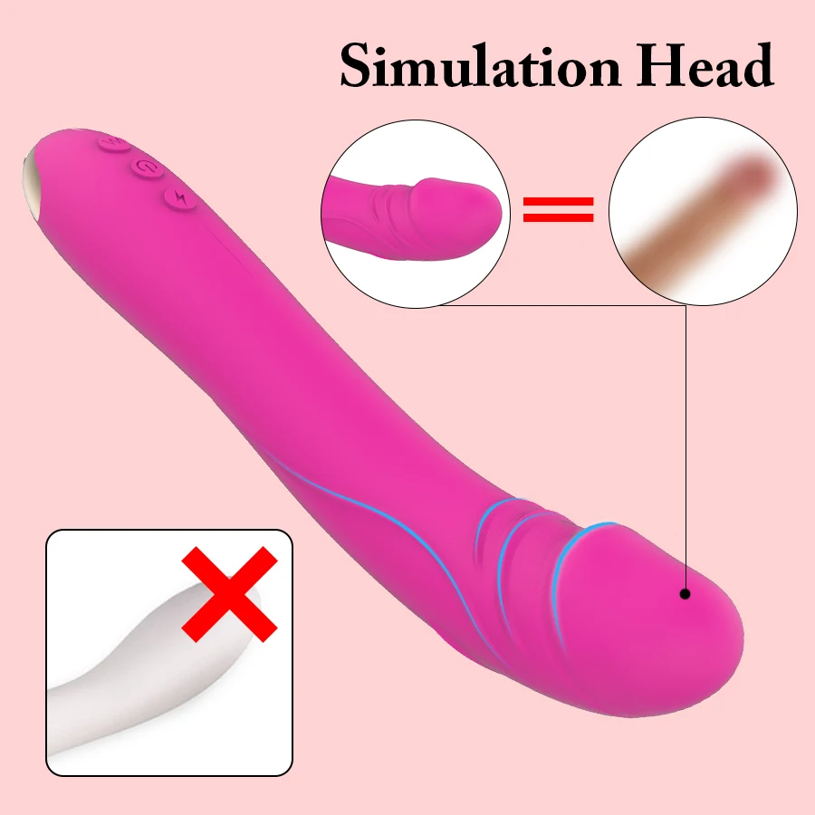 Moterų Jautrus Vietoje Klitorio Stimuliatorius USB Įkrovimo Massager Žaislai Suaugusiems Raumenų Masažo Lazdelė Vibrador Intymių Dalykų