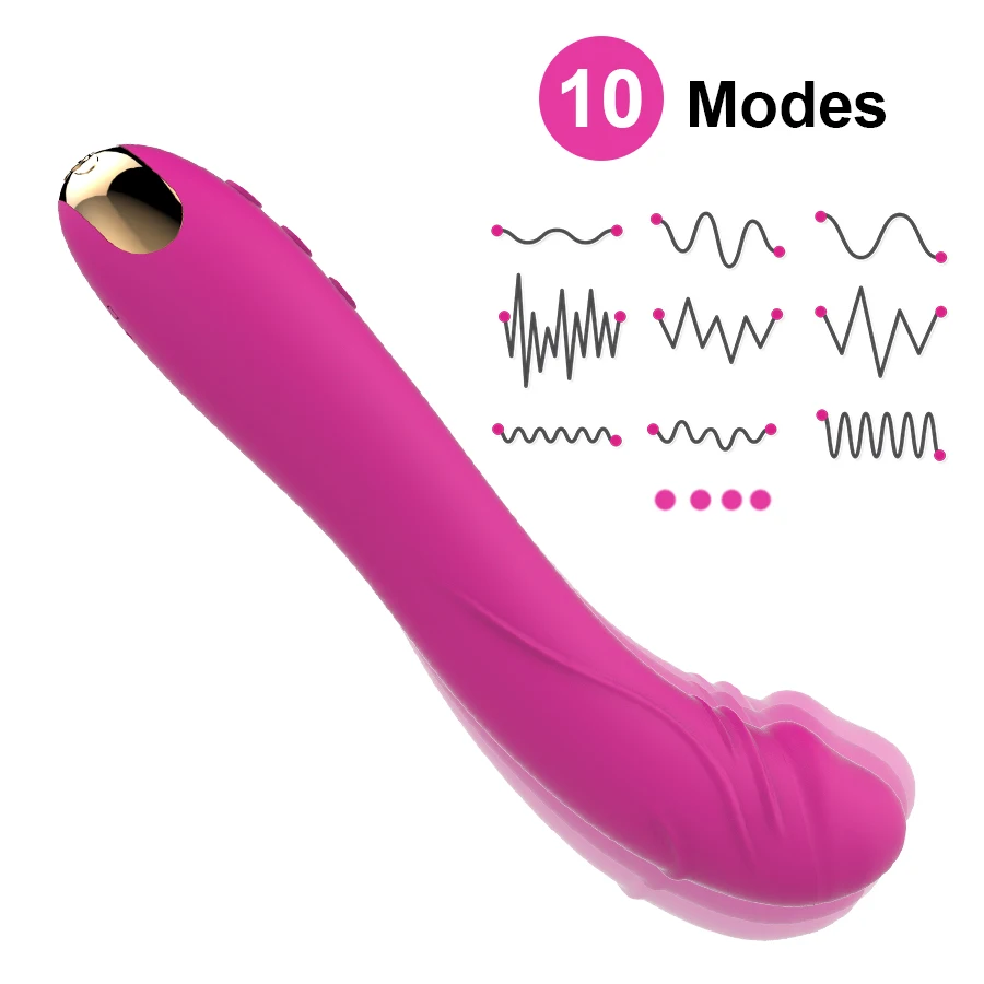 Moterų Jautrus Vietoje Klitorio Stimuliatorius USB Įkrovimo Massager Žaislai Suaugusiems Raumenų Masažo Lazdelė Vibrador Intymių Dalykų