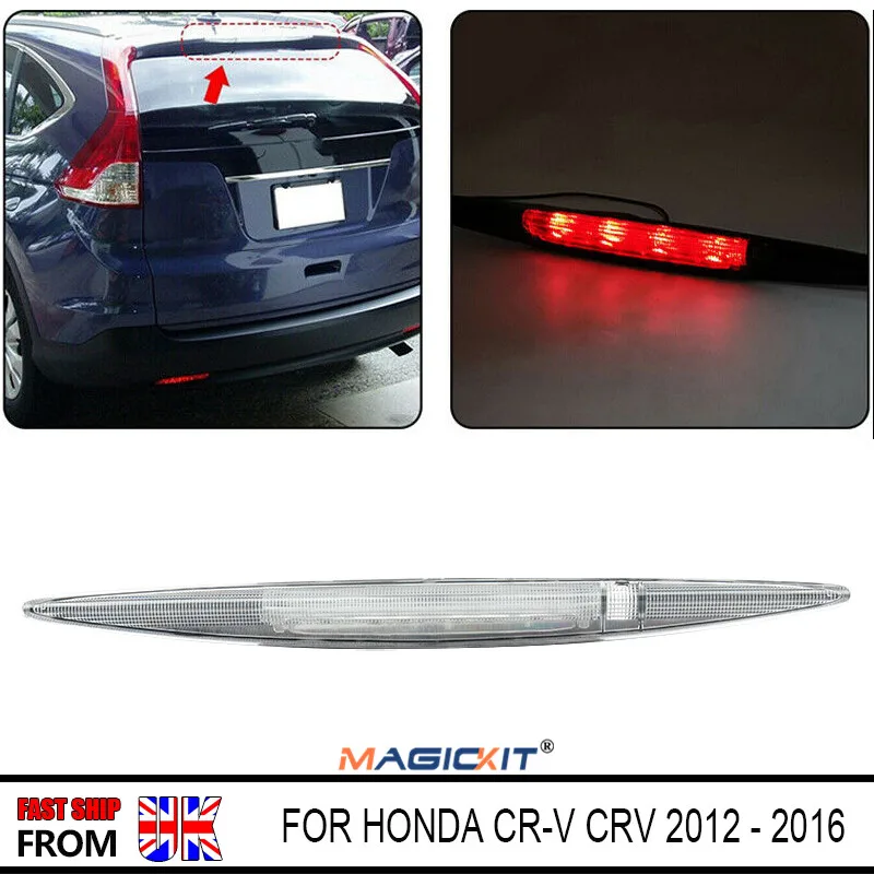 MagicKit Tinka Honda CR-V CRV 2012-2016 LED Trečioji Stotelė Stabdžių Šviesos Lempos Skaidrios