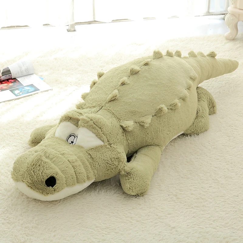 230cm Mielas Gyvūnų Didelis Dydis Modeliavimo Krokodilo Odos Pliušinis Žaislas, Minkšti Kimštiniai Gyvūnų Žaislų, Animacinių filmų Pliušas Pagalvės, Pagalvėlės Vaikų Dovanų