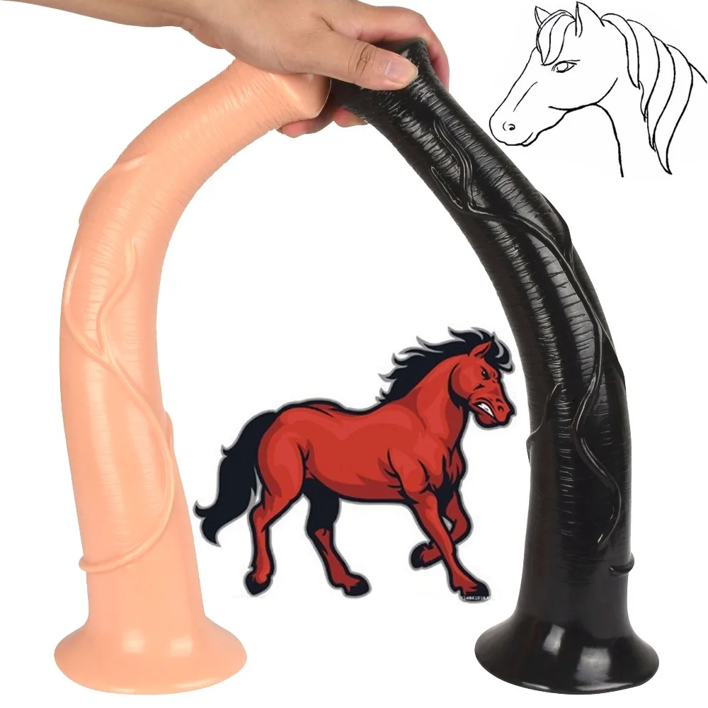 Super didelis minkštas realistiškas penis gyvūnų arklių dildo siurbtukas didelį vibratorių moterų didžiulis ilgio dildo erotiniai sex žaislų moteris
