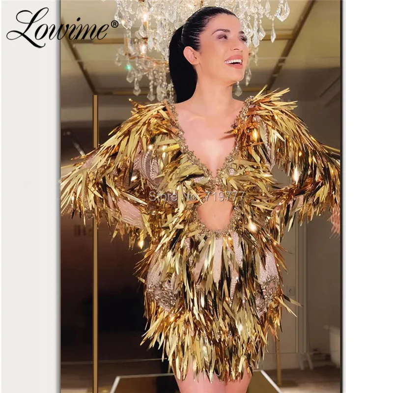 Aukso Blizgučiai Vakaro Suknelės V Kaklo, Atvira Nugara Seksualus Suknelės Moteris Naktį Šalies Kaftans 2020 Naujausias Ypatinga Proga Prom Dresses