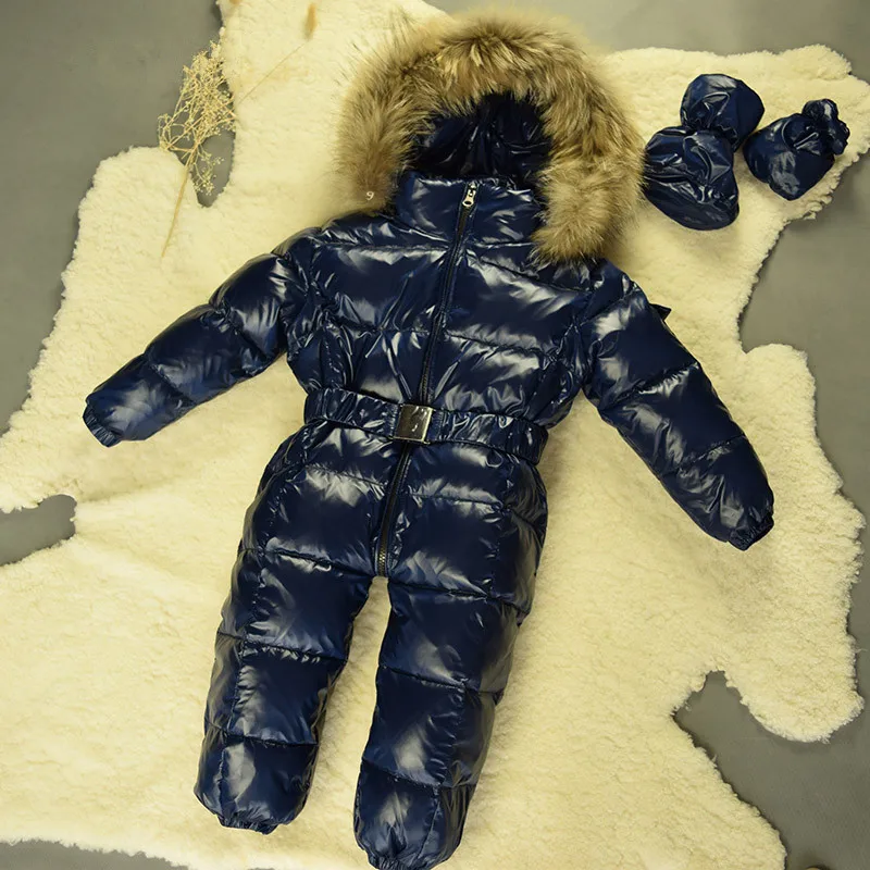 2020 m. Žiemos Žemyn Kūdikių Mergaičių Jumpsuits Kūdikiams Naujagimių bodysuit Kūdikių drabužiai Vaikams Outwear outerdoor Vaikai Snowsuit 0-4Y