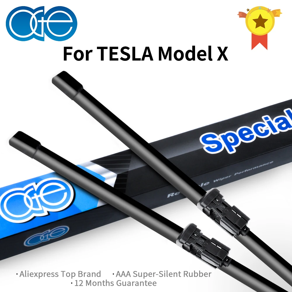 OGE Valytuvo Už TESLA Model X 2016 2017 2018 Aukštos Kokybės Gumos Priekinio stiklo Automobilių Reikmenys
