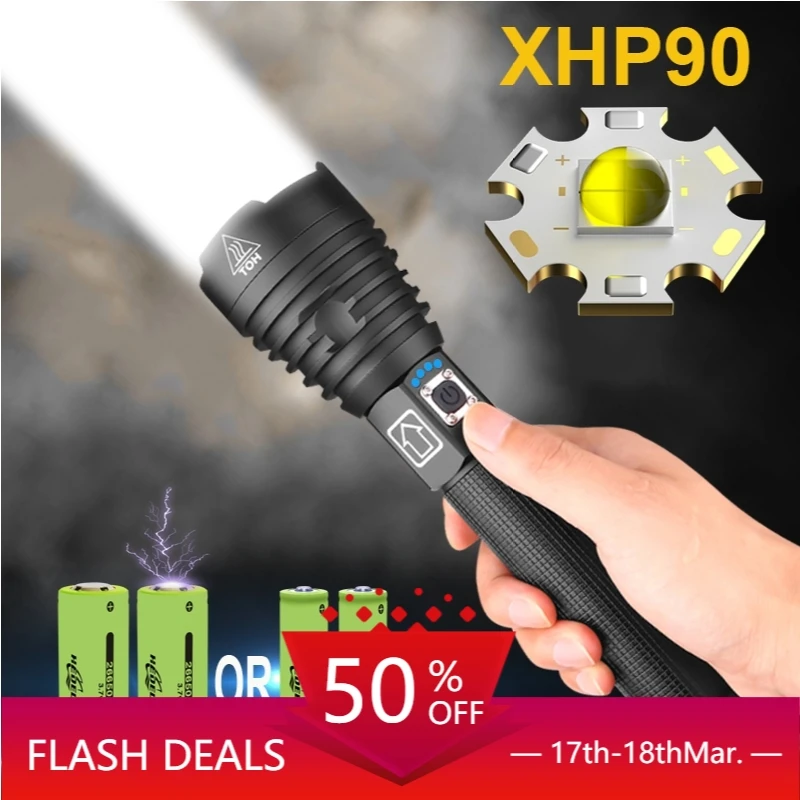 250000 lm xhp90.2 labiausiai galingas led žibintuvėlis fakelas usb įkrovimo taktinis flash šviesos 18650 xhp70 xhp50 medžioklės fotoblykstės