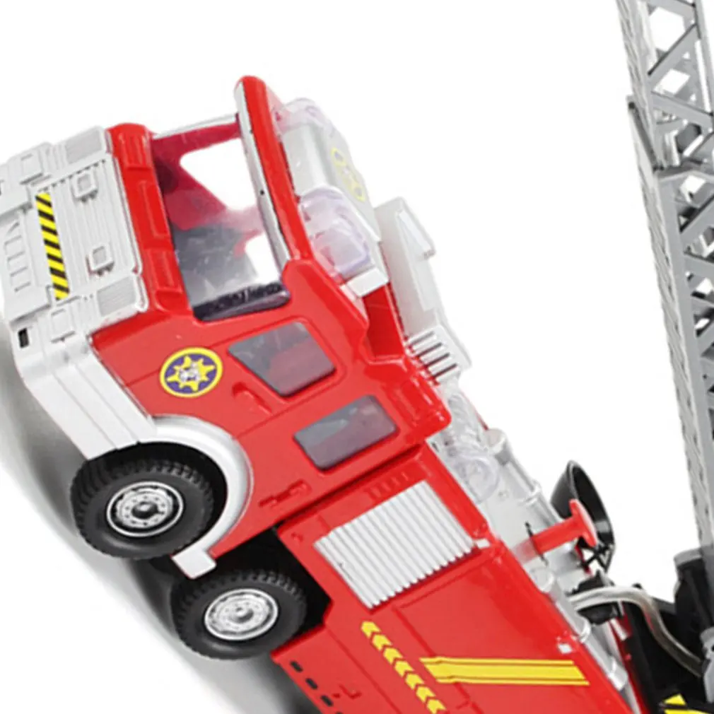 2019 KARŠTO Vaikų Modeliavimas Ugniagesiai Žaislas Jupiteris Gaisro Sunkvežimių Elektros Universalus Žaislas, Automobilių Šviesos gaisrinė mašina Gali Purkšti Vandenį