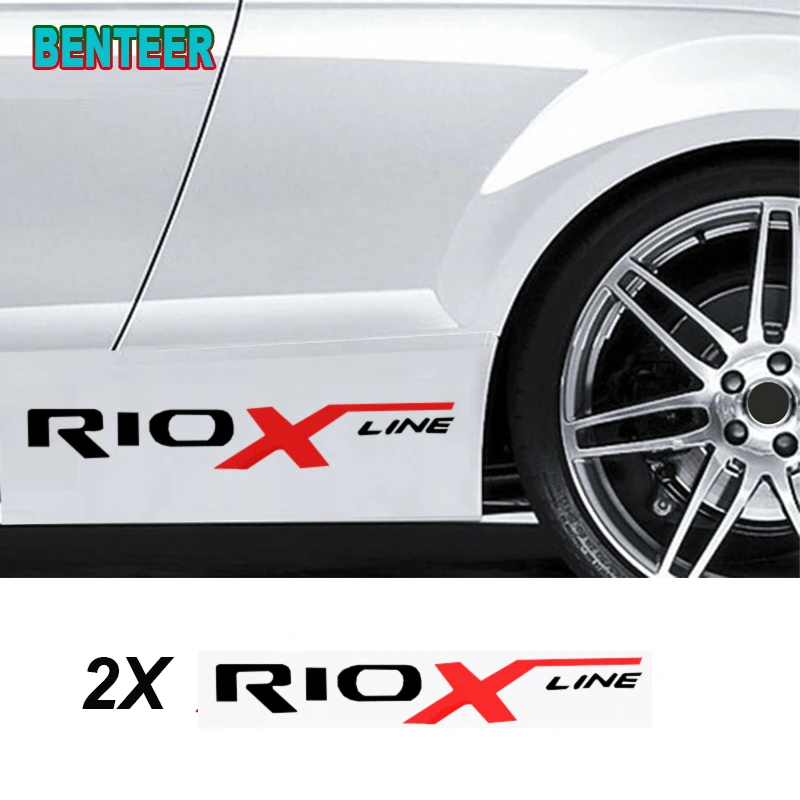 2vnt/daug automobilių kėbulo lipdukas, lipdukai, lipdukas, Skirtas Kia RIO RIO X LINE